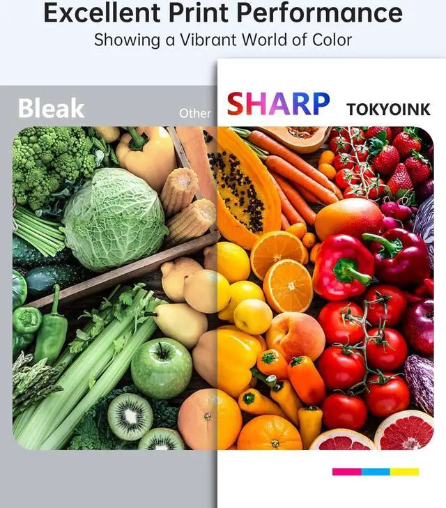 Alt view image 5 of 7 - TOKYOINK 65 Ink cartridges Black Color Combo Pack Remanufactured Compatible  Ink 65 65XL Printer Ink 65, Work for Envy 5058 5055 5034 5032 5030 5014 5012, DeskJet 3755 2655 2624 3758 - BK&Color