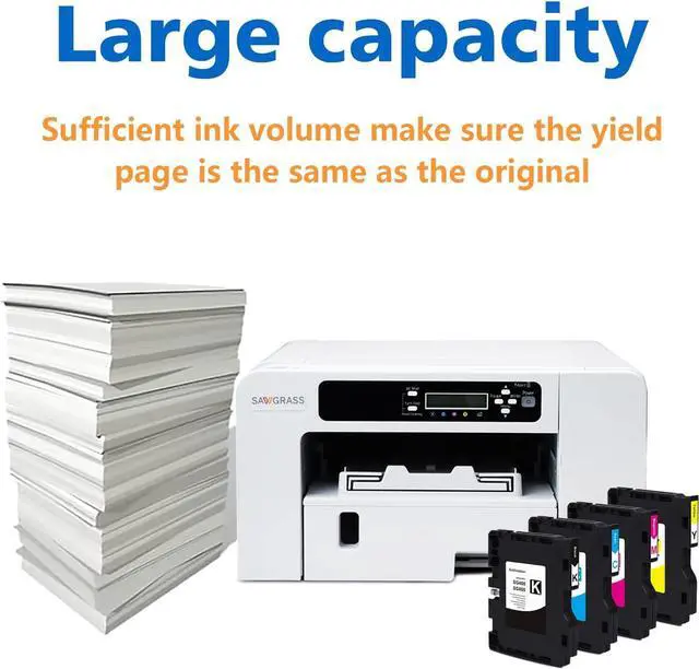 Alt view image 7 of 7 - Primer Ink Sublimation Ink Cartridge Compatible for Sawgrass Virtuoso SG400 SG 800 Printer (1 Black, 1 Cyan, 1 Magenta, 1 Yellow, 4-Pack)