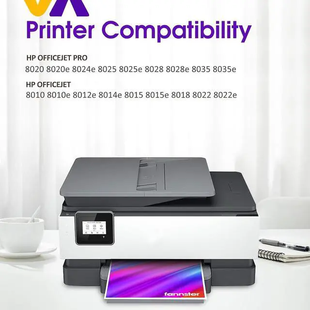 Alt view image 2 of 7 - 910XL Ink Cartridges Combo Pack 910 XL Replacement Compatible with OfficeJet Pro 8020 8025 8028 8035 8030 8010 8015 8018 8022 Printer (1BK+1C+1M+1Y)