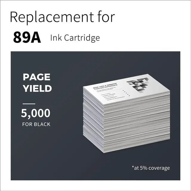 Alt view image 5 of 6 - 89A with chip Black Remanufactured Toner Cartridge LemeroUexpect Replacement  89A 89X CF289A CF289X for Laserjet Enterprise M507dn M507n M507x M507dng MFP M528dn M528c M528f M528z Printer