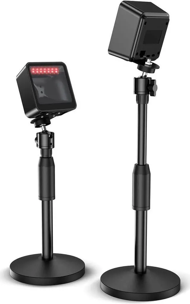 Main image of Eyoyo 1D 2D Hands-Free Barcode Scanner with Height Adjustable Stand, Omni-Directional Presentation Desktop Bar Code Scanner with Automatic Sensing Scanning for POS Checkout Counter Book Library