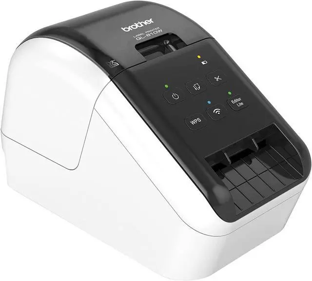 Alt view image 4 of 7 - Brother QL-810W Ultra-Fast Wireless Label Printer - WiFi and USB Connectivity, Print Black and Red Labels, up to 110 Per Minute, 2.4" Wide, 300 x 600 dpi, Durable Automatic Cutter, Tillsiy Cable