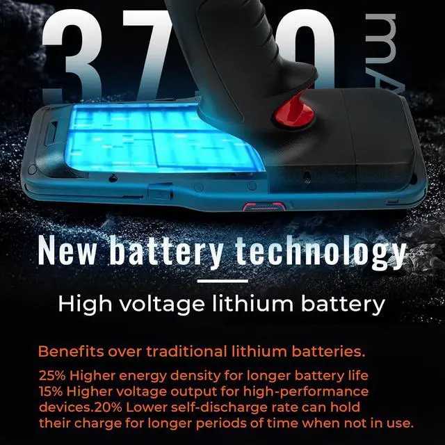 Alt view image 2 of 6 - Android Barcode Scanner with Pistol Grip, Android 10 WINTEX Rugged IP66 PDA Handheld with 2D Scanner 3G 4G Bluetooth GPS Wi-Fi, 3750mAh High Voltage Battery