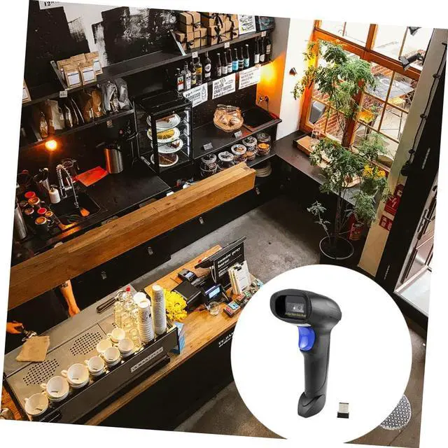 Alt view image 7 of 7 - STOBOK 1pc Scanner Barcode Scanner Barcode Scanning Machine Supermarket Barcode Scanner Qr Supply Scanner for Supermarket Practical Bar Code Reader Handheld Scanning Consumables Abs