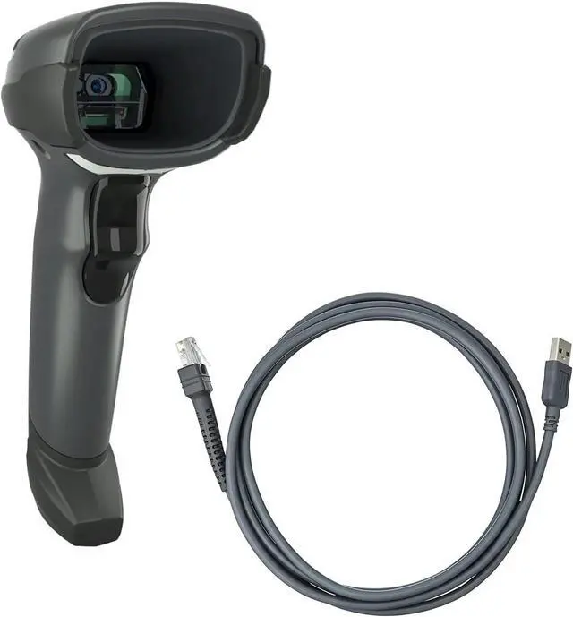 Main image of Ze bra DS4608-SR Standard Range 1D 2D Handheld Bar code Scan ner QR Wired USB Imager Black Corded Screen Code Reader for POS System