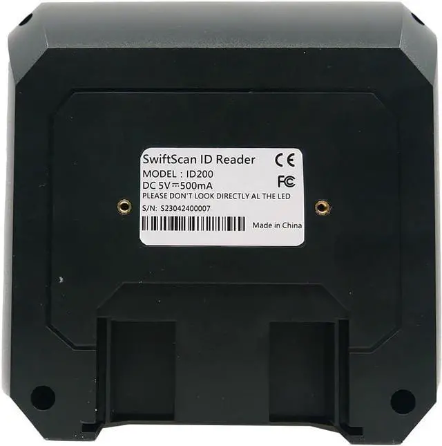 Alt view image 6 of 7 - Unitech TS200 SwiftScan Identification, Passport, 2D Barcode, MRZ and Mobile ID Reader Scanner