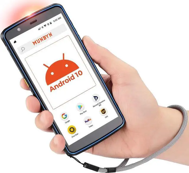 Main image of MUNBYN Android Barcode Scanner with Full Screen, 5.7-inch PDA Android 10, 2D 1D Barcode Scanner, MUNBYN Inventory QR Scanner, Handheld Mobile Computer, 3+32G, IP67 Dual-Band Wi-Fi 4G BT Data Collector