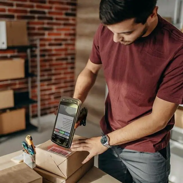 Alt view image 3 of 6 - Chainway C72 Ultra Rugged Android Barcode Scanner, Pistol Grip, Android 11, Google Play, Zebra 2D/1D/QR Barcode Reader, 5.2 Vivid Screen, WiFi, GPS, 8000mAh All Day Battery (Build Your Own)