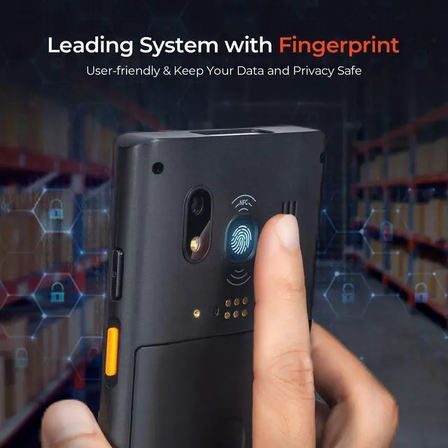 Alt view image 5 of 7 - 2023 MUNBYN Android Barcode Scanner with Full Screen, Andriod 12 Scanner, 5G Rugged PDA, Zebra SE4710 Barcode Scanner, 5.99" Touch Screen Mobile Computer Handheld 4+64GB, BT/Wi-Fi Data Collector IP65