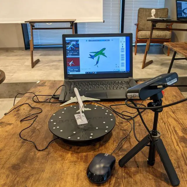 Alt view image 3 of 7 - Revopoint Portable Turntable for POP/POP2/MINI 3D Scanner