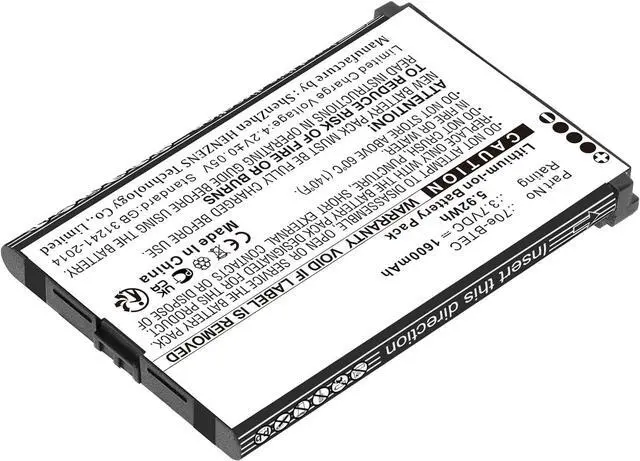 Alt view image 2 of 5 - Synergy Digital Barcode Scanner Battery, Compatible with Honeywell Healthcare Sled Barcode Scanner, (Li-ion, 3.7V, 1600mAh) Ultra High Capacity, Replacement for Honeywell 60S-Batt-1 Battery