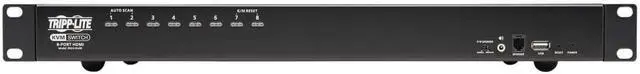 Alt view image 3 of 5 - Tripp Lite KVM Switch, 8 Port HDMI USB with Audio and USB Sharing KVM Switch, 1U Rack Mount (B024-HU08)