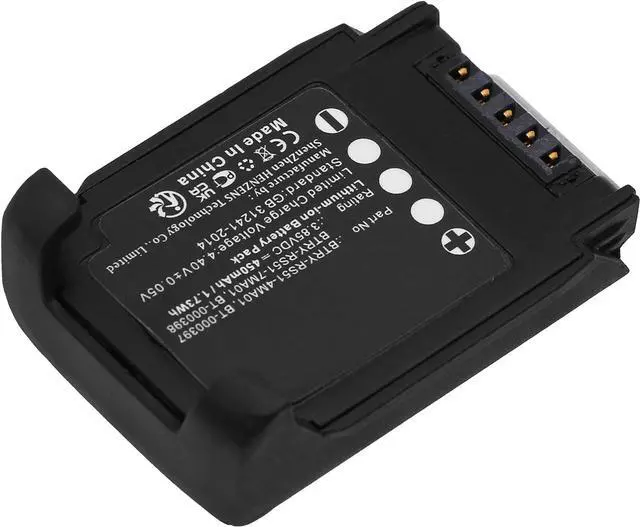 Alt view image 2 of 5 - Synergy Digital Barcode Scanner Battery, Compatible with Zebra RS5100 Ring Scanner Barcode Scanner, (Li-ion, 3.85V, 450mAh) Ultra High Capacity, Replacement for Zebra BT-000397 Battery