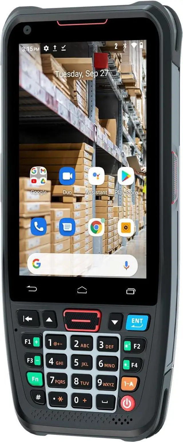 Alt view image 2 of 7 - Bix Android Barcode Scanner with 2D Honeywell Scan Engine for 1D 2D QR PDF417 Codes, 4G LTE IP66 Android 10.0 Scanner Handheld,Long-Lasting Battery,Rugged PDA for Warehouse/Inventory/
