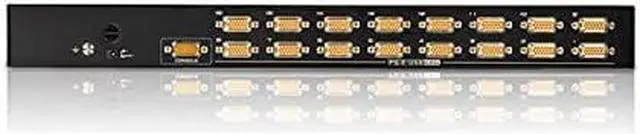Alt view image 2 of 3 - ATEN 16-Port USB/PS2 Combo KVM Switch CS1316 (Black)