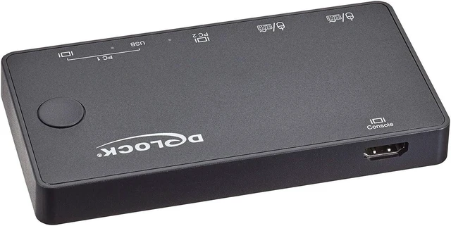 Alt view image 2 of 3 - Delock 11477 HDMI/USB-C KVM Switch 4K 60Hz with USB 2