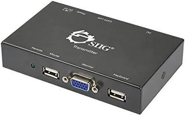 Alt view image 3 of 5 - SIIG USB VGA KVM Console Extender Over CAT5 (CE-KV0511-S1)