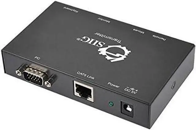 Alt view image 4 of 5 - SIIG USB VGA KVM Console Extender Over CAT5 (CE-KV0511-S1)