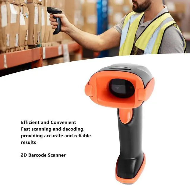 Alt view image 2 of 7 - Efficient Handheld 2D Barcode Scanner for Retail Stores, Warehouses, Libraries, High Accuracy QR Code Reader, Convenient for Logistics Industries