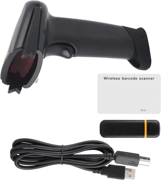 Alt view image 6 of 7 - FG2106 2.4G Wireless Scanner, Portable USB 1D Bar Code Scanner with USB Receiver for Store, Supermarket, Warehouse Etc