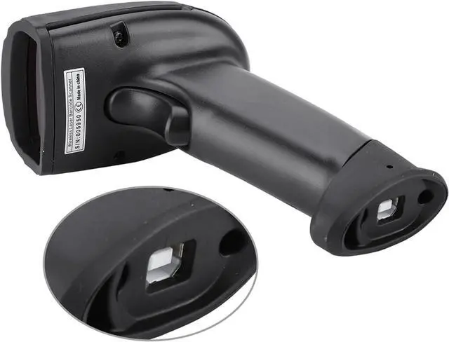 Alt view image 7 of 7 - FG2106 2.4G Wireless Scanner, Portable USB 1D Bar Code Scanner with USB Receiver for Store, Supermarket, Warehouse Etc