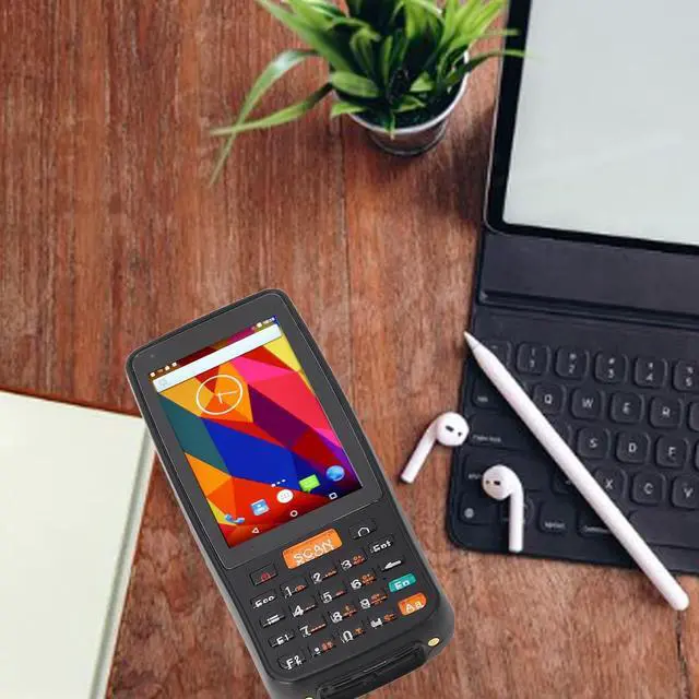 Alt view image 7 of 7 - Wireless Barcode Scanner, Portable Inventory Scanner 1D 2D Data Collector QR Bar Code Reader for Warehouse Library Pharmacy (US Plug)