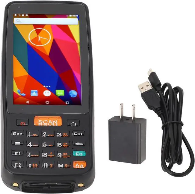 Alt view image 7 of 7 - Android Barcode Scanner, Handheld Mobile Computer Portable PDA 1D 2D QR Bar Code Reader Support 2/3/4G WiFi BT Communication with 4.0 Inch Screen for Warehouse Inventory (US Plug)