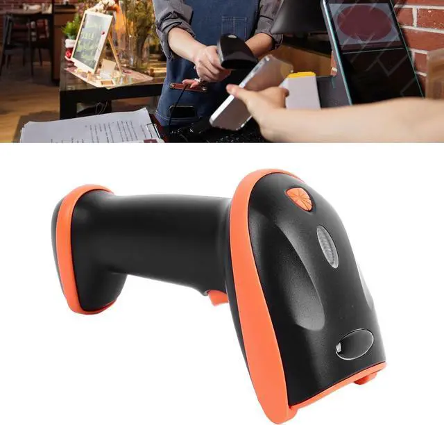 Alt view image 3 of 7 - 2D Barcode Scanner, Impact Resistant High Sensitivity Convenient QR Code Reader Handheld Portable Efficient for Libraries for Retail Stores