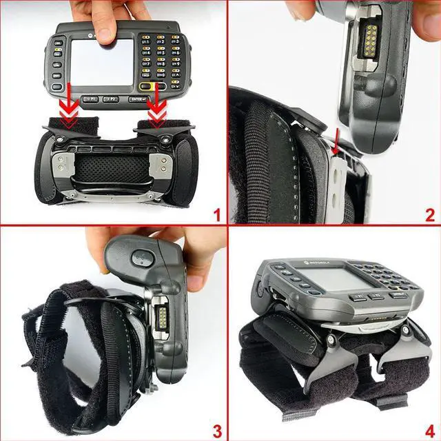 Alt view image 3 of 7 - Wrist Strap Mount for Symbol WT4070 WT4090 WT41N0 Reg Straps SG-WT402320-06R Replacement Wrist Mount Kit for Zebra Wearable Scanners