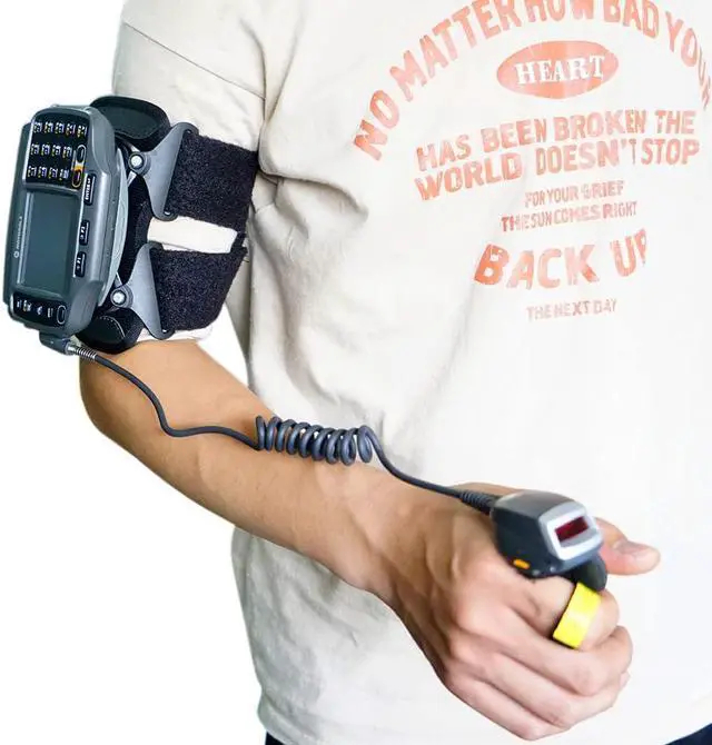 Alt view image 5 of 7 - Wrist Strap Mount for Symbol WT4070 WT4090 WT41N0 Reg Straps SG-WT402320-06R Replacement Wrist Mount Kit for Zebra Wearable Scanners