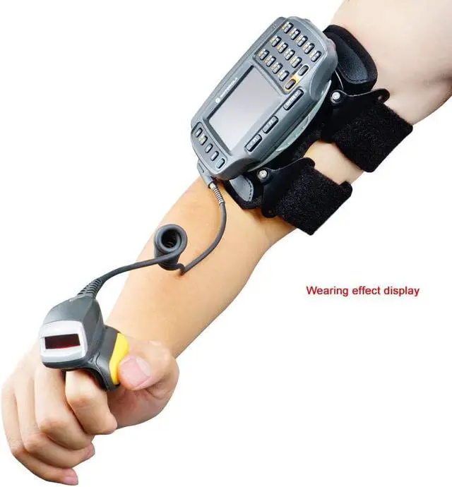 Alt view image 6 of 7 - Wrist Strap Mount for Symbol WT4070 WT4090 WT41N0 Reg Straps SG-WT402320-06R Replacement Wrist Mount Kit for Zebra Wearable Scanners