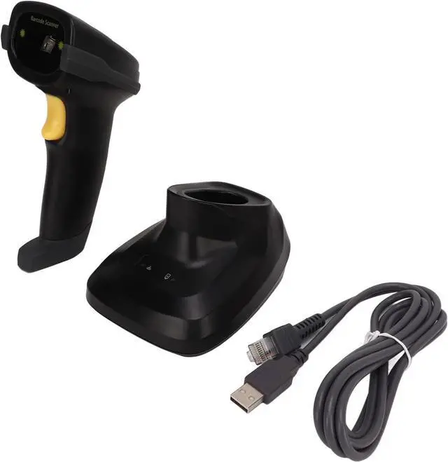 Alt view image 6 of 7 - Bar Code Reader, Barcode Scanner Tool Durable 2 Modes with Charging Base for Store