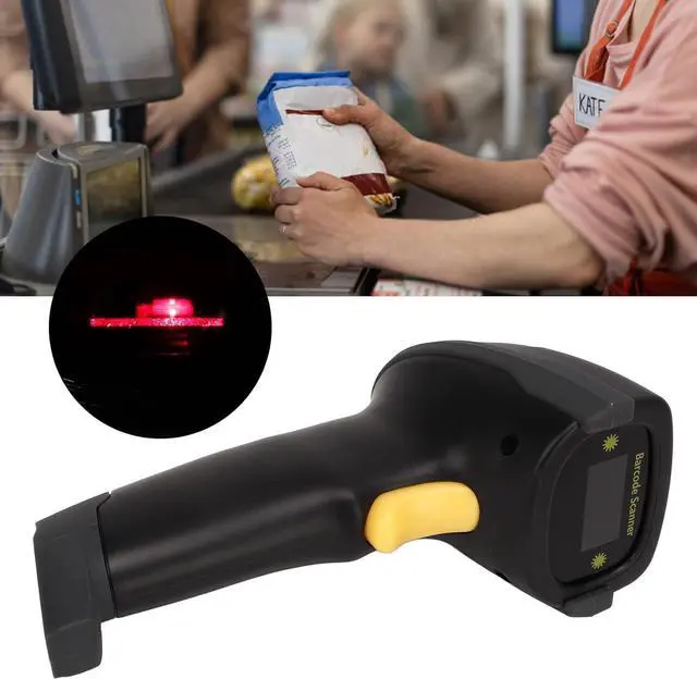 Alt view image 3 of 7 - Bar Code Reader, Barcode Scanner Tool Durable 2 Modes with Charging Base for Store