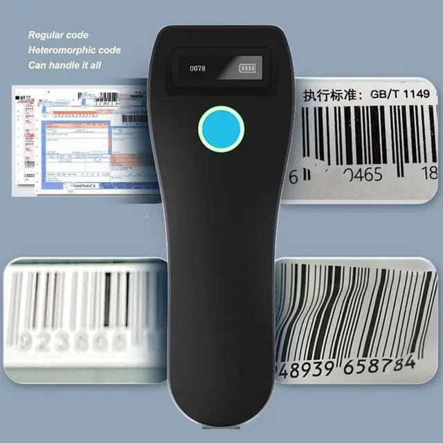 Alt view image 3 of 7 - Barcode Scanner, 1D 2D BT Strong Compatibility QR Code Reader Portable for Logistics