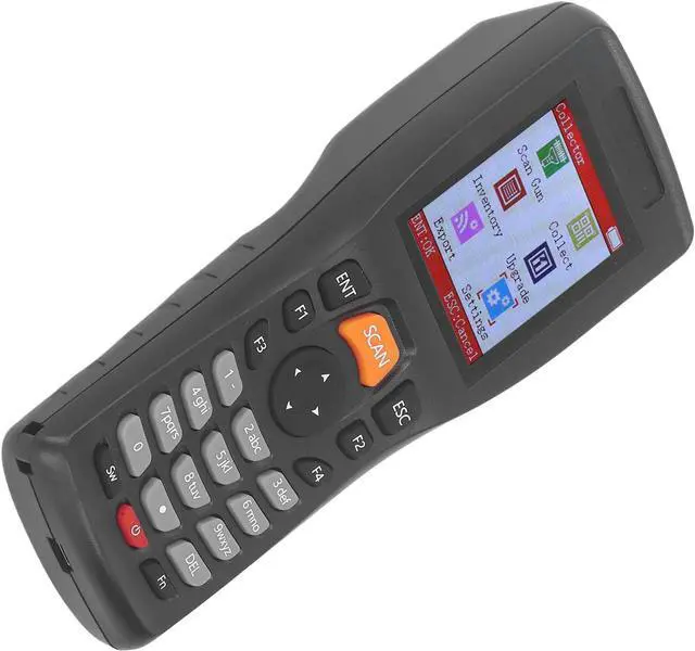 Alt view image 2 of 7 - Barcode Scanner, 32 Bit ARM CPU Wireless 2.2in TFT Color LCD Screen Inventory Scanner Collector Rechargeable for Warehouse