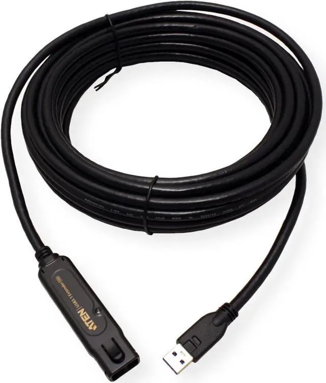Alt view image 3 of 6 - ATEN Ue3310 10M USB 3.1 Gen1 Extender Cable | #1 KVM Market Leader, Black
