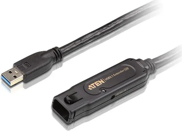 Alt view image 6 of 6 - ATEN Ue3310 10M USB 3.1 Gen1 Extender Cable | #1 KVM Market Leader, Black