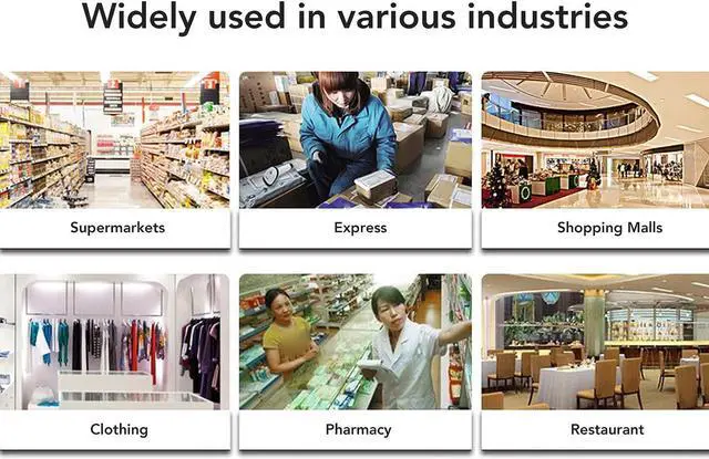 Alt view image 5 of 7 - 2D QR Hands Free Barcode Scanner, Large Screen Automatic 2D QR Barcode Scanner, Desktop Omnidirectional Scanning UPC Reader, ABS Bar Code Reader for POS, PC, Supermarket, Bookstore