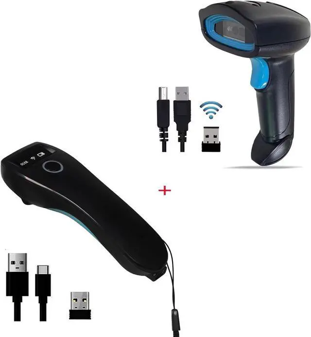 Main image of Handheld 2D QR Code Scanner Wireless and Portable Mini 2D Bluetooth Barcode Scanner
