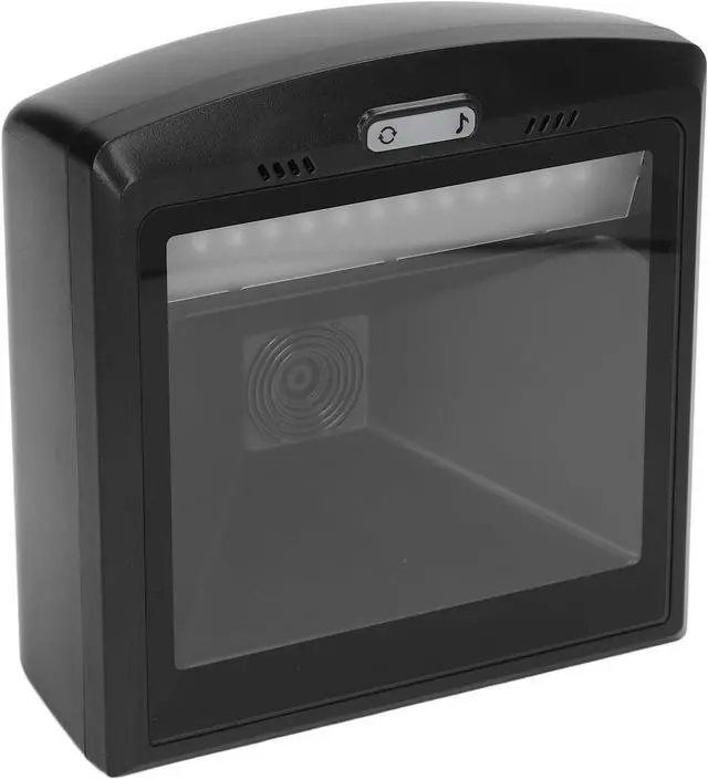 Alt view image 7 of 7 - 2D QR Hands Free Barcode Scanner, Large Screen Automatic 2D QR Barcode Scanner, Desktop Omnidirectional Scanning UPC Reader, ABS Bar Code Reader for POS, PC, Supermarket, Bookstore