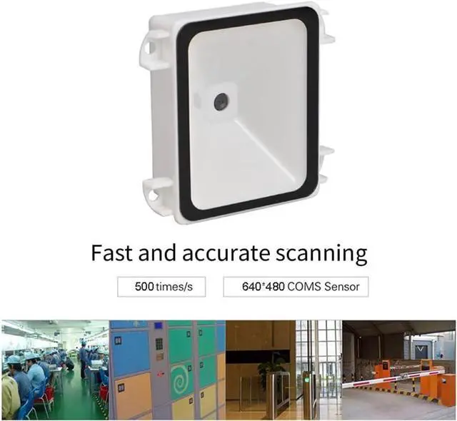 Alt view image 7 of 7 - Zxsdjksd Embedded 2D Barcode Scanner USB QR Barcode Reader RS232 TTL Interface Kiosk Small Fixed Installation Barcode Printer Durable