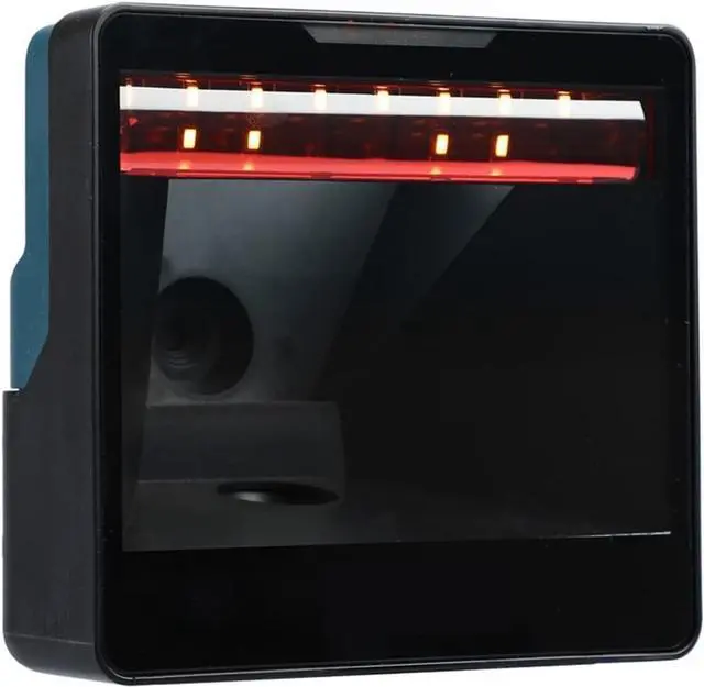 Alt view image 2 of 7 - Automatic Barcode Scanning System 2D Desktop Barcode Scanner Omnidirectional Hands-Free 1D USB Wired Table Bar Code Reader PDF417 QR Image Screen Scanning