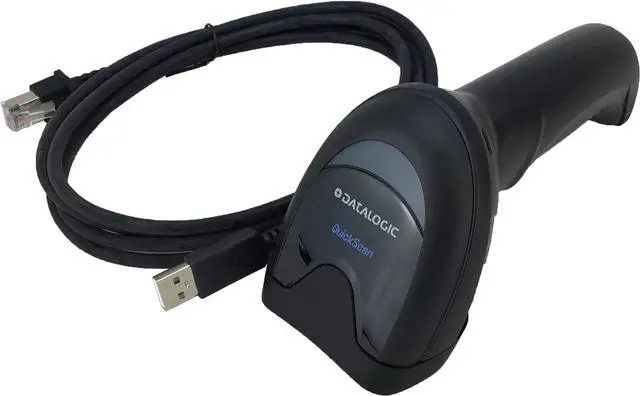 Alt view image 6 of 7 - Datalogic QuickScan QD2590 Corded Handheld Omnidirectional Area Imager/Barcode Scanner (Black, 1D, 2D and Postal Codes) with USB Cable