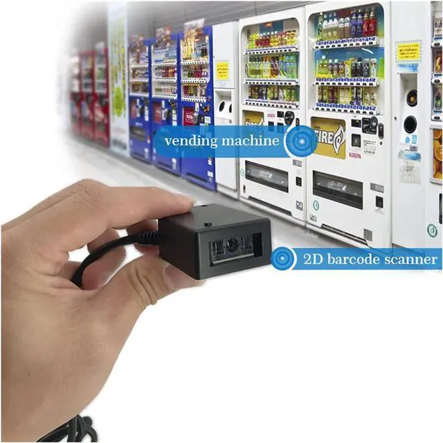 Alt view image 4 of 6 - Automatic Barcode Scanning System Embedded Barcode Scanner Module 2D USB RS232 Interface for Vending Machine Door Control Self-Service Terminal (Color : USB 2D CMOS)