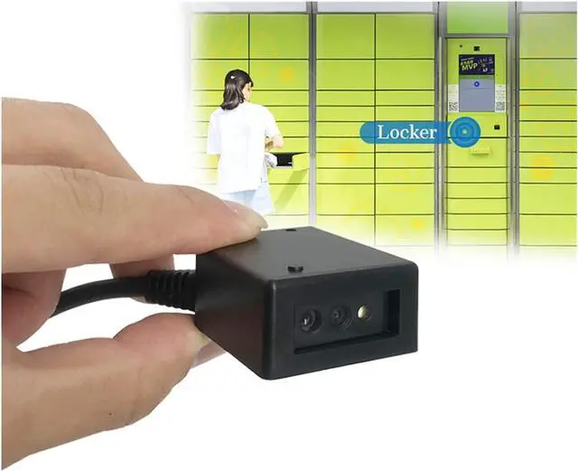 Alt view image 5 of 6 - Automatic Barcode Scanning System Embedded Barcode Scanner Module 2D USB RS232 Interface for Vending Machine Door Control Self-Service Terminal (Color : USB 2D CMOS)