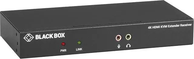 Alt view image 5 of 6 - Black Box KVM Extender KIT Over Fiber - 4K, Single-Head, HDMI, USB 2.0, Serial, Audio, LOC