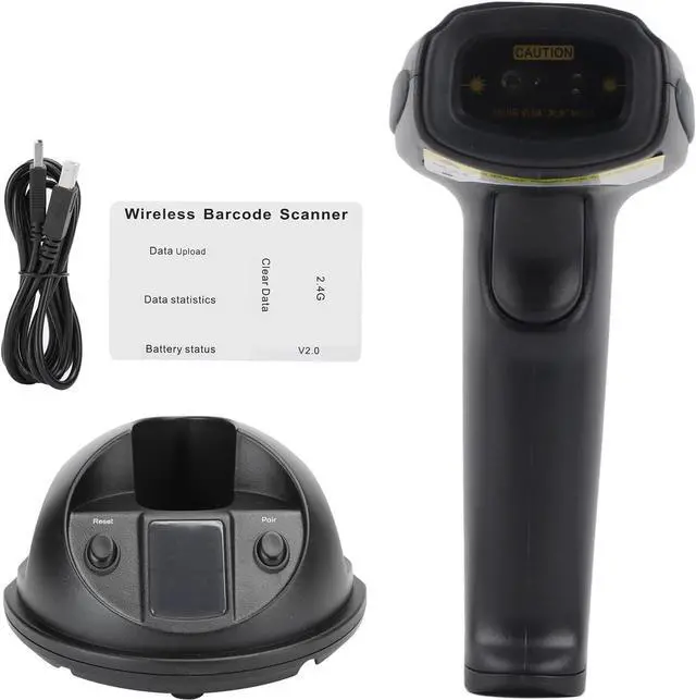 Main image of Usb3.0 Bar Code Scanner, Wireless Barcode Scanner, Stable for Pos and Computer Warehouse Inventory