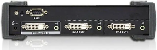 Alt view image 2 of 3 - Aten 2-Port DVI Dual Link Splitter with Audio (VS172)