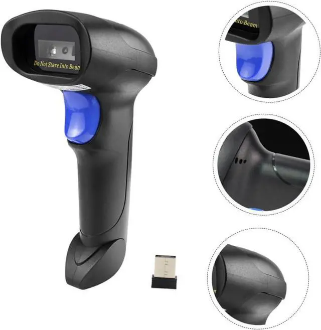 Alt view image 2 of 7 - 1pc Scanner Qr Code Scanner Symbol Scanner Supermarket Barcode Scanner Abs Scanning Supply Practical Bar Code Reader Qr Reader Scanner Handheld Accessories Barcode Reader
