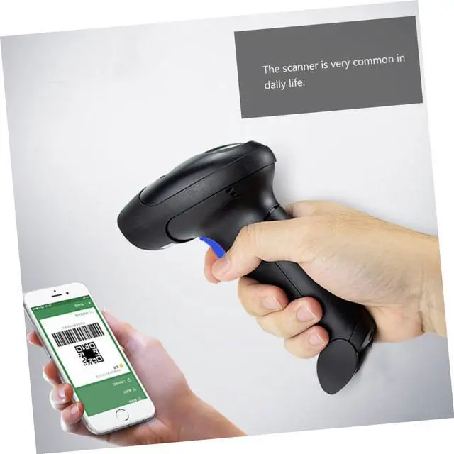 Alt view image 3 of 7 - 1pc Scanner Qr Code Scanner Symbol Scanner Supermarket Barcode Scanner Abs Scanning Supply Practical Bar Code Reader Qr Reader Scanner Handheld Accessories Barcode Reader